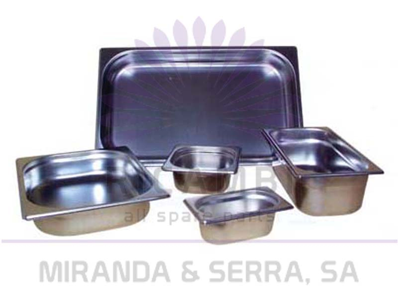 Cuba Gastronorm Perf. GN 1/2 Aço Inox, 4 L, Alt. 65 mm