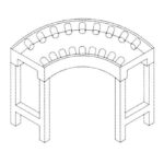Curva de Roletes Inox 90º com Pia 107x107x88 cm