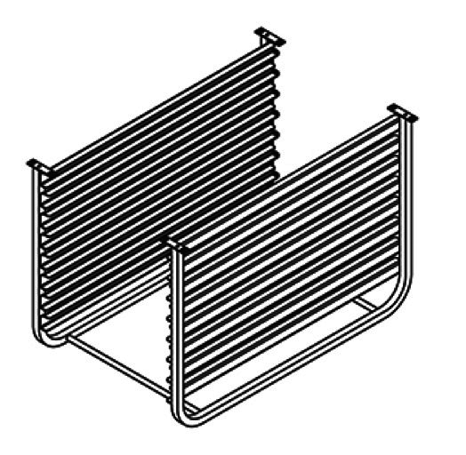 Suporte Inox para Fornos Profissionais, 810x700x615 mm