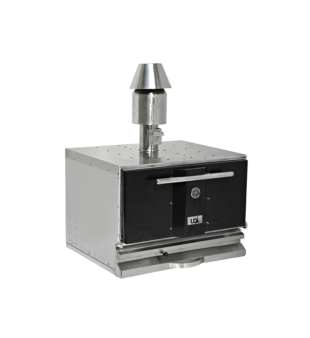 Forno Industrial a Carvão Corpo Inox Preto