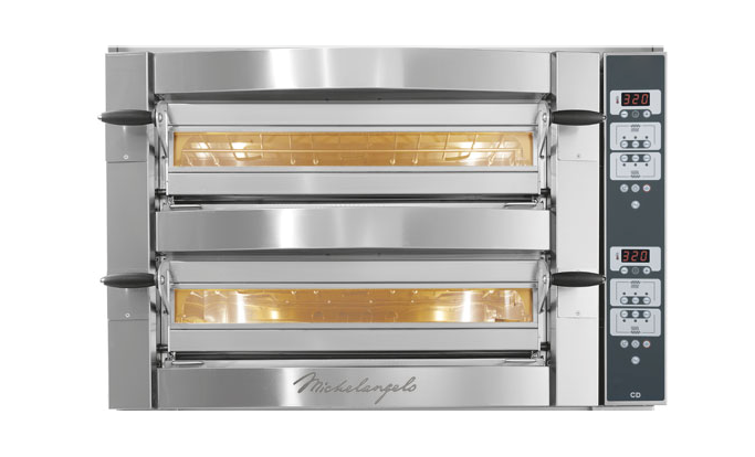 Forno Pizza Elétrico 6+6x30cm Duas Câmaras ELT ML635L/2CD