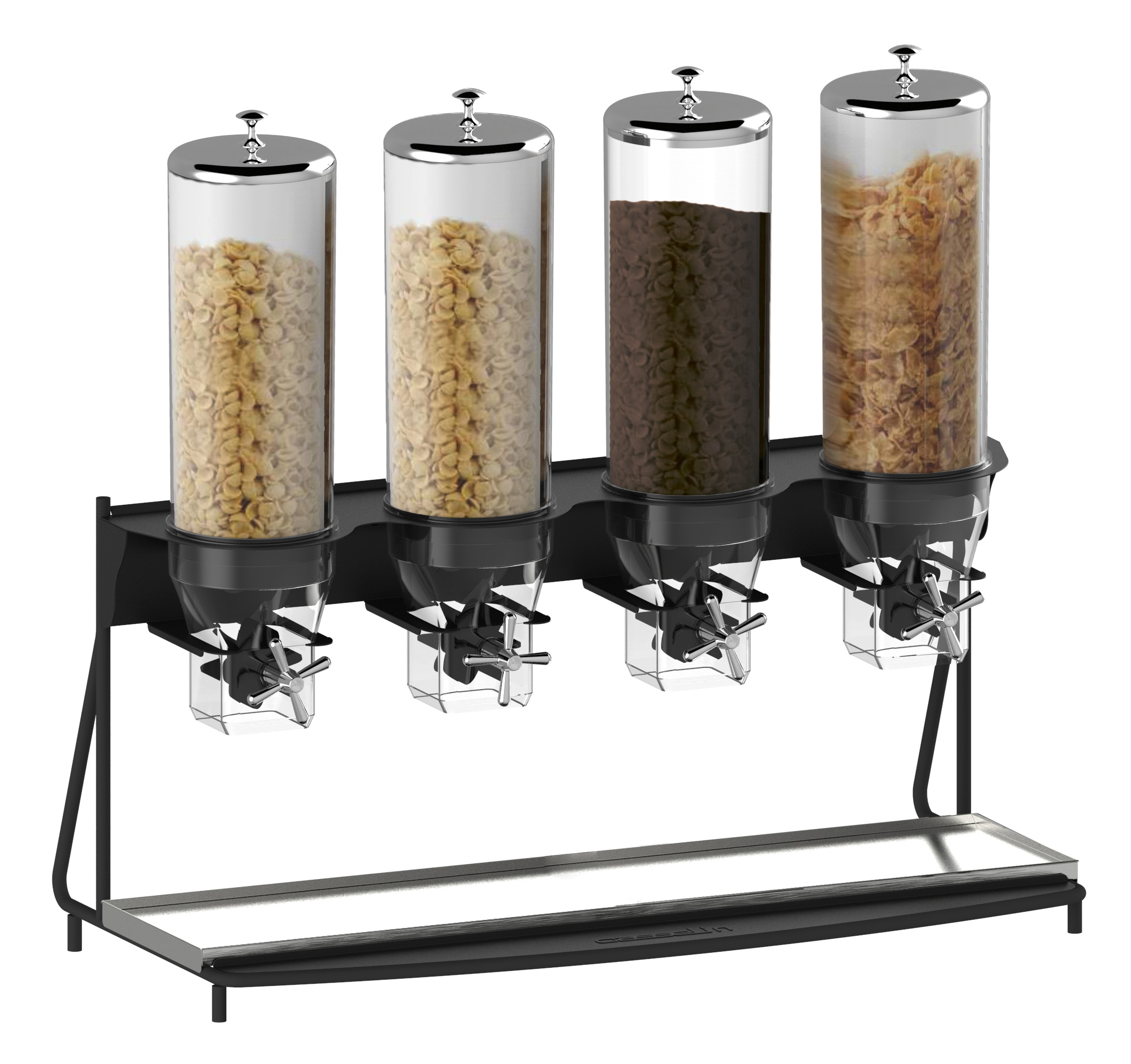 Dispensador de Cereais com 4 Tubos – 4x5 Litros