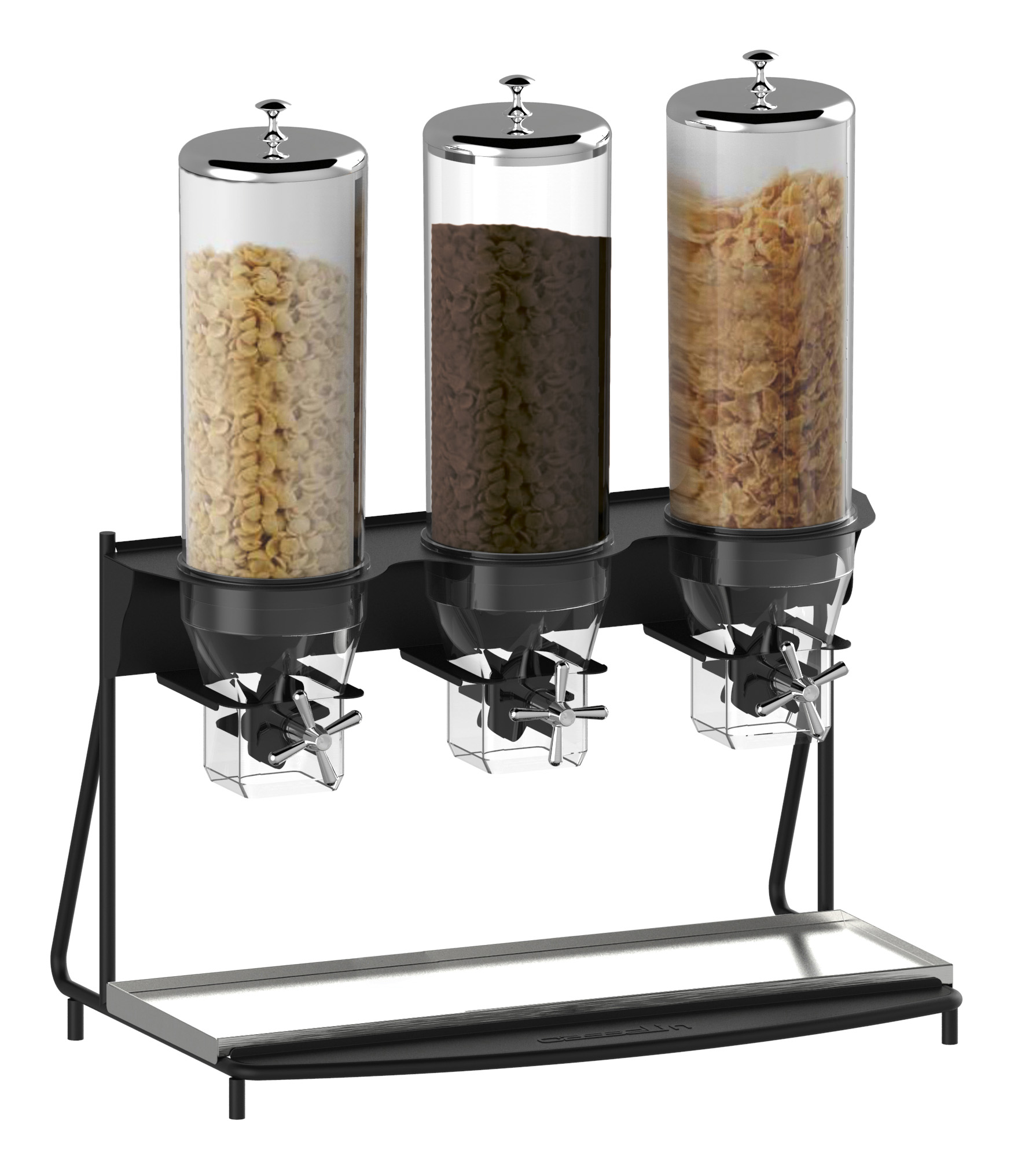 Dispensador de Cereais Triplo 3x5L