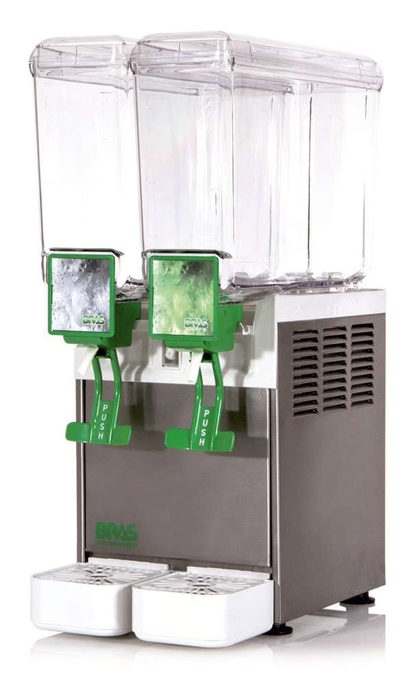 Dispensador de Bebidas Refrigerado 8+8L