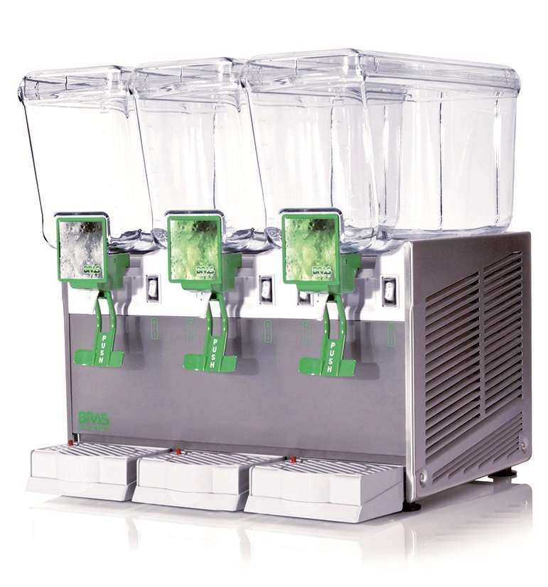 Dispensador de Bebidas Refrigeradas 3x12L Agitado