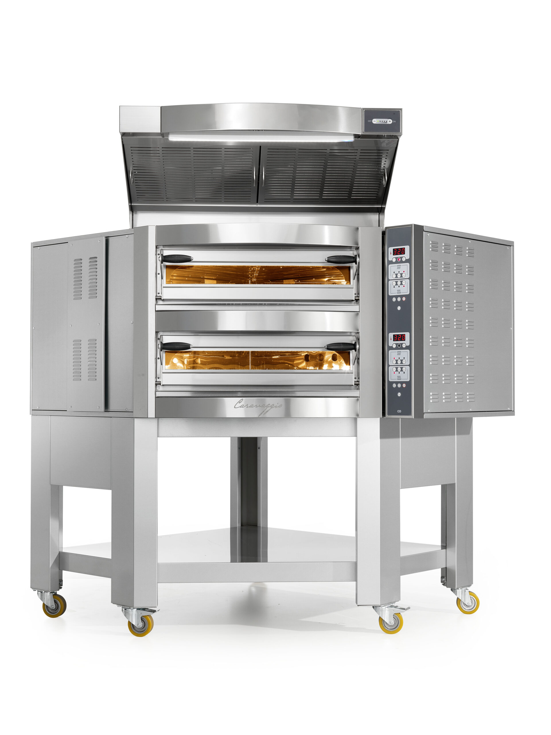 Forno de Pizzas Elétrico Digital 8+8 (350mm) Industrial