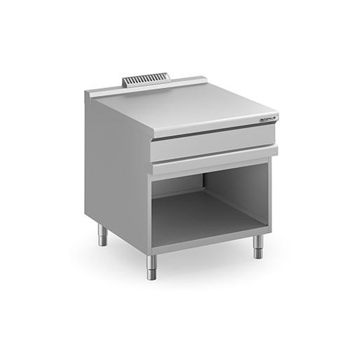 Móvel Neutro Inox 80x90cm com Base Aberta