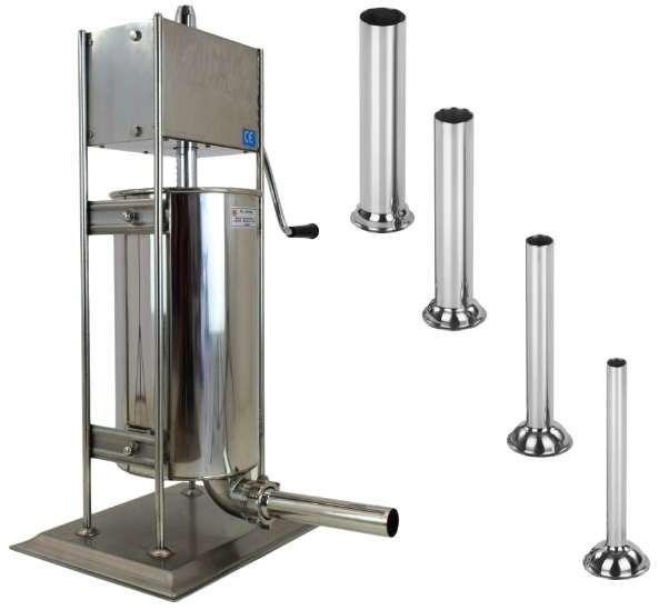 Enchedora Manual de Enchidos Inox 15L Vertical