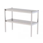 Móvel de Prateleiras Inox Duplo 2000x350x750mm