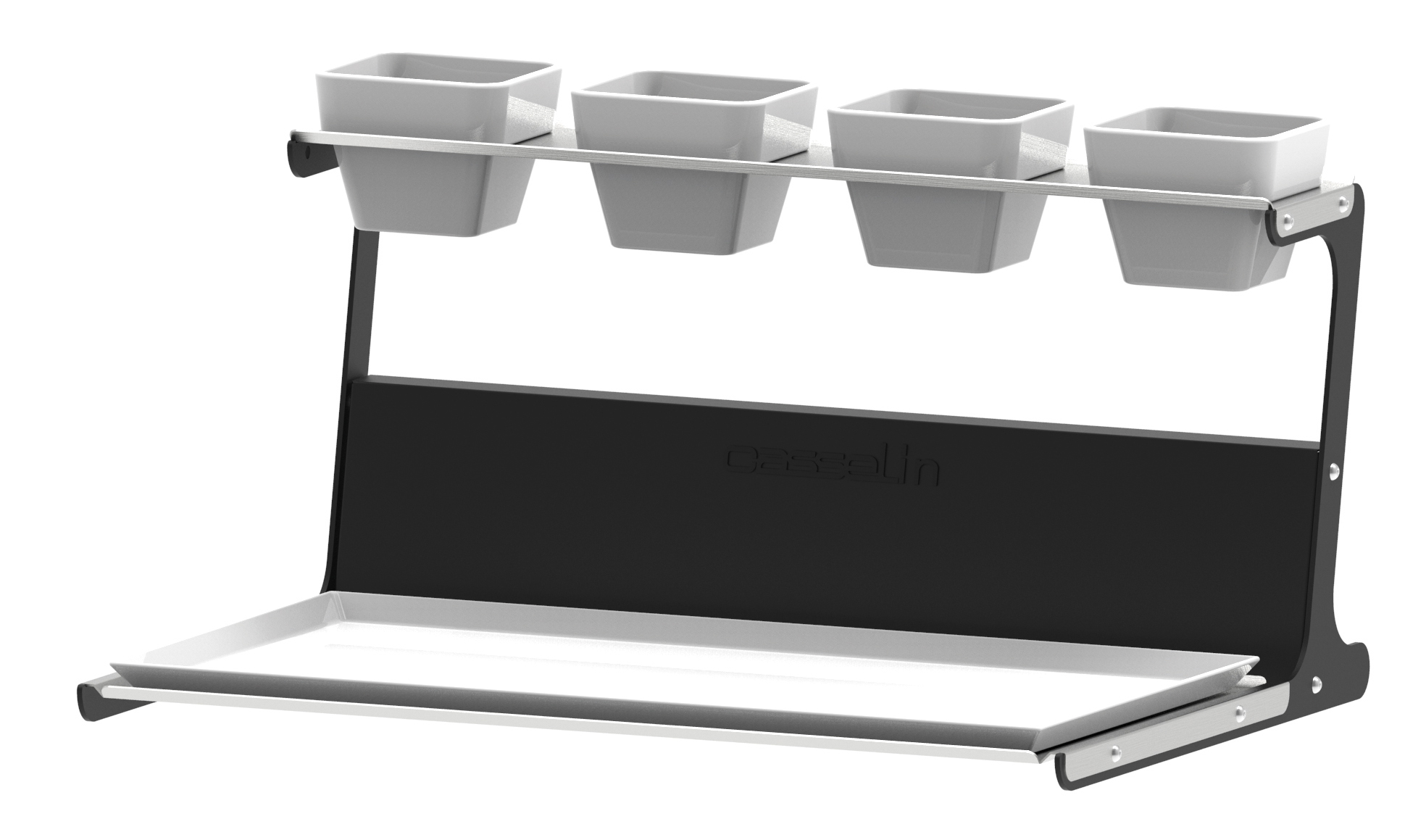 Expositor Buffet Nena, Inox, 556x450x312 mm