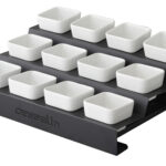 Expositor para Ramequins Porcelana Preto 12 Unidades