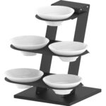 Expositor para 5 Saladeiras de Porcelana - Ruma 530mm