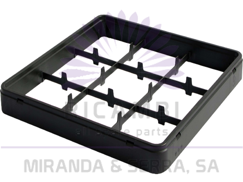 Extensor de Cesto Universal 3x3 para Máquina de Loiça 500x500x50 mm