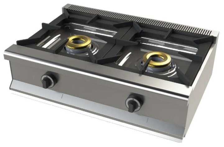 Fogão de Mesa a Gás 2 Queimadores 8+8 Kw Linha 550