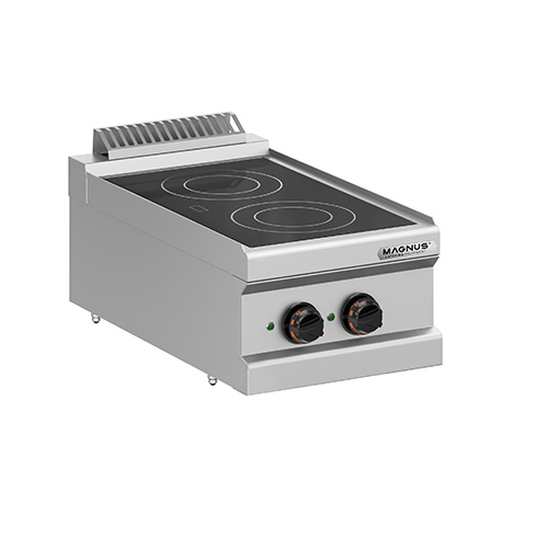 Fogão Vitrocerâmico Elétrico industrial com 2 Placas – Linha 700