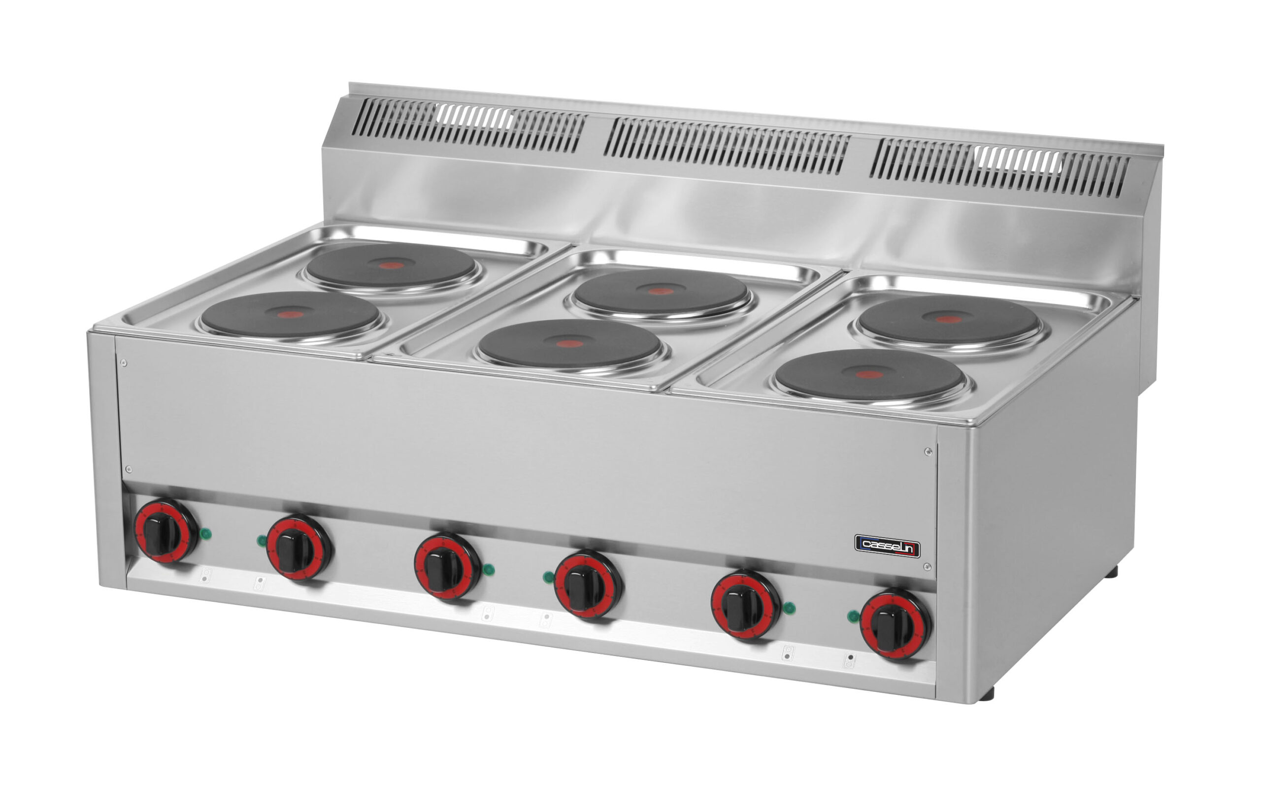 Fogão Elétrico Profissional 6 Placas Ø180mm Linha 600