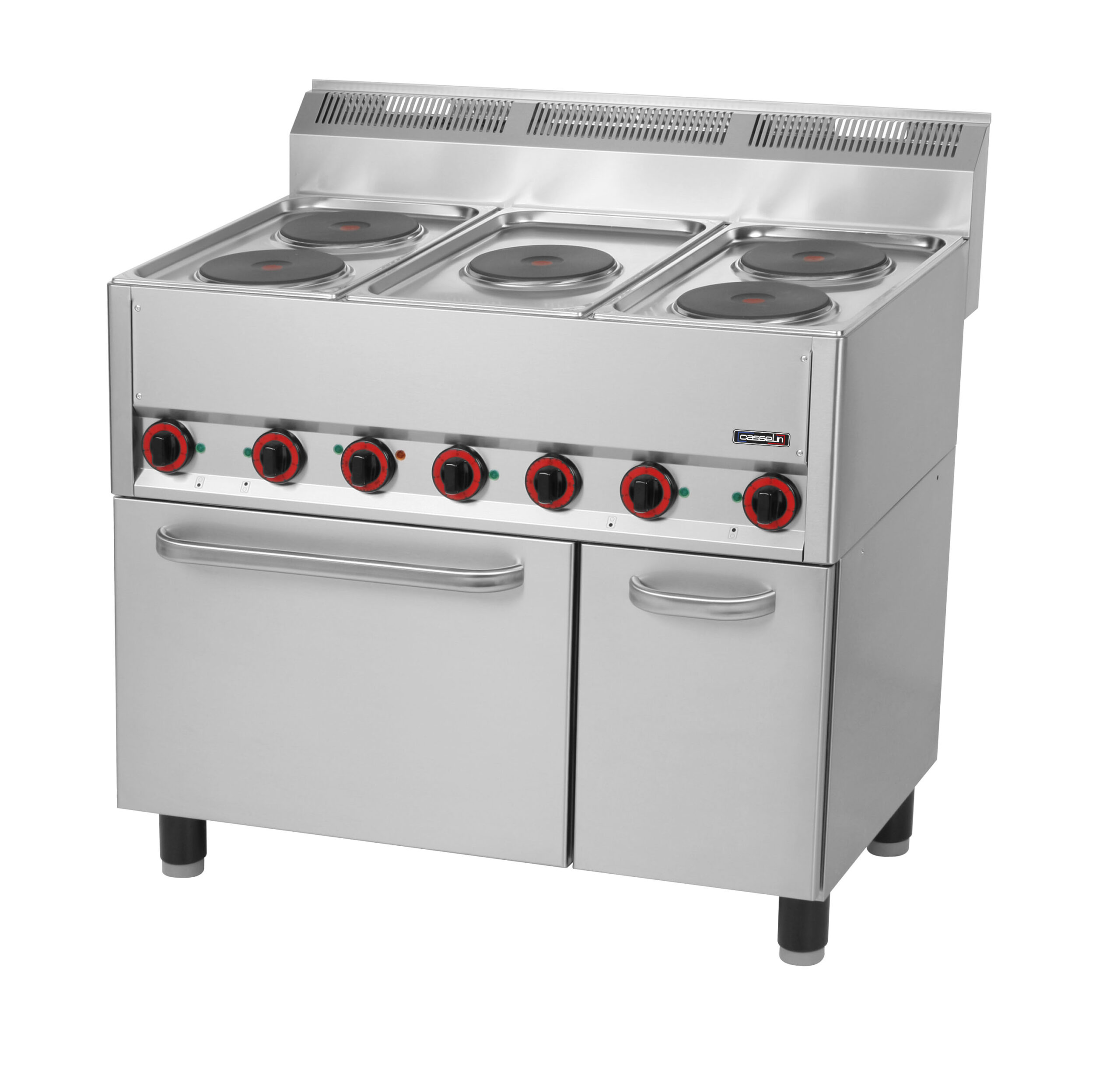 Fogão Elétrico 5 Placas com Forno Ventilado GN 1/1 - Linha 99