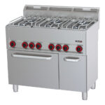 Fogão Industrial a Gás 6 Queimadores c/ Forno Elétrico Linha P 99