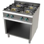 Fogão Industrial a Gás 4 Queimadores Série 900 com Forno