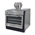 Forno a Carvão Industrial com Porta de Vidro e 65 kg/h