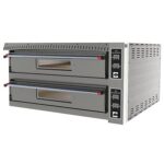 Forno Elétrico de Pizzas Profissional, 2 Câmaras, 105x105 cm