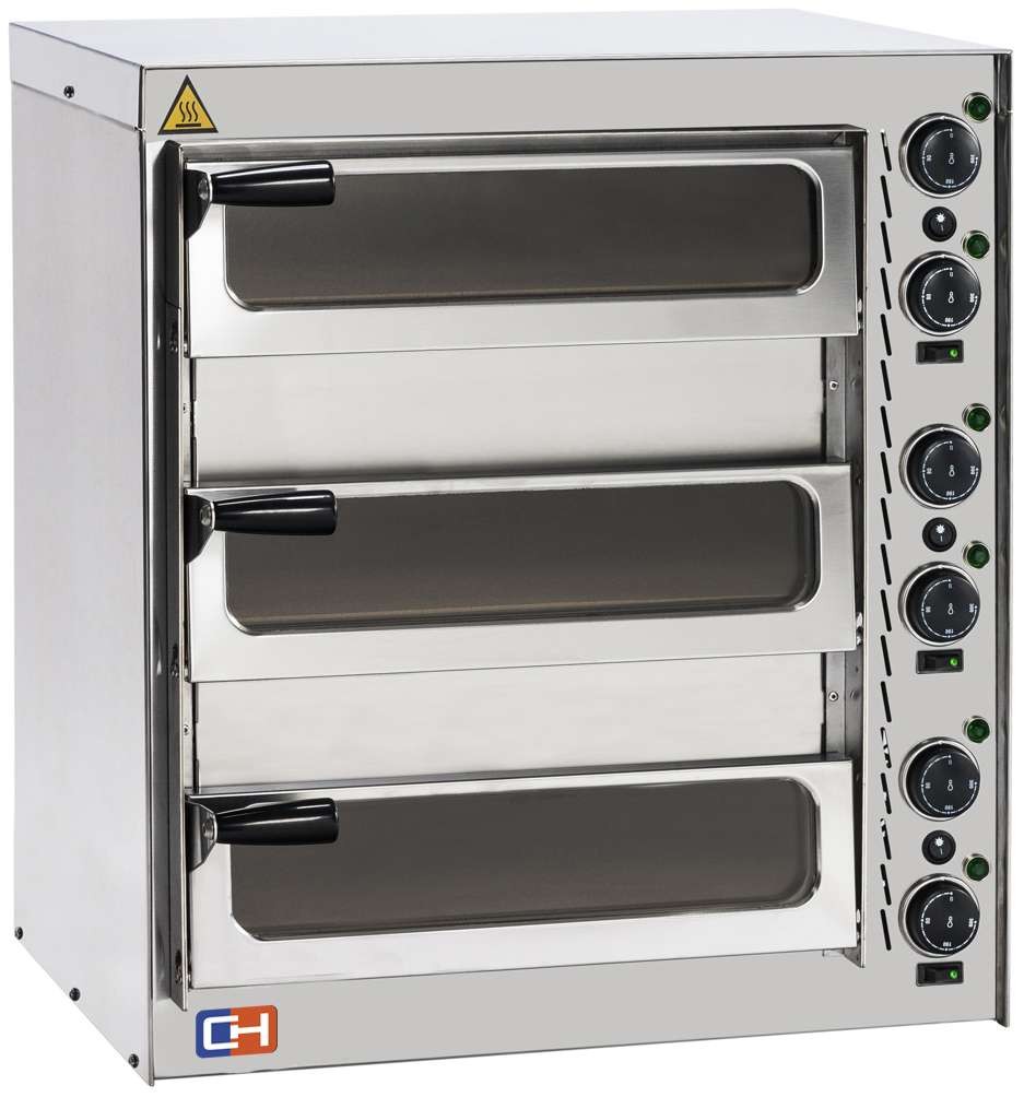 Forno Elétrico de Pizza Compacto para 3 Pizzas de Ø35 cm