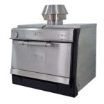 Forno a Carvão Industrial 75 kg/h Porta Cega