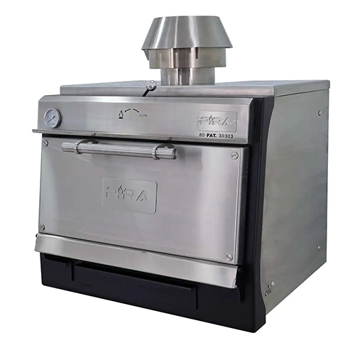 Forno a Carvão Industrial 75 kg/h Porta Cega