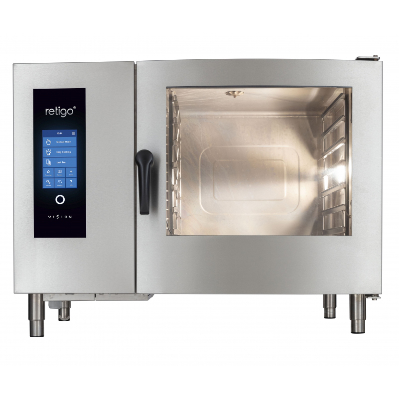 Forno Convetor Misto Elétrico Industrial 6x GN 2/1