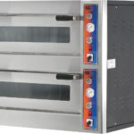 Forno Pizza Elétrico 4+4 pizzas 30cm - 11,4kW