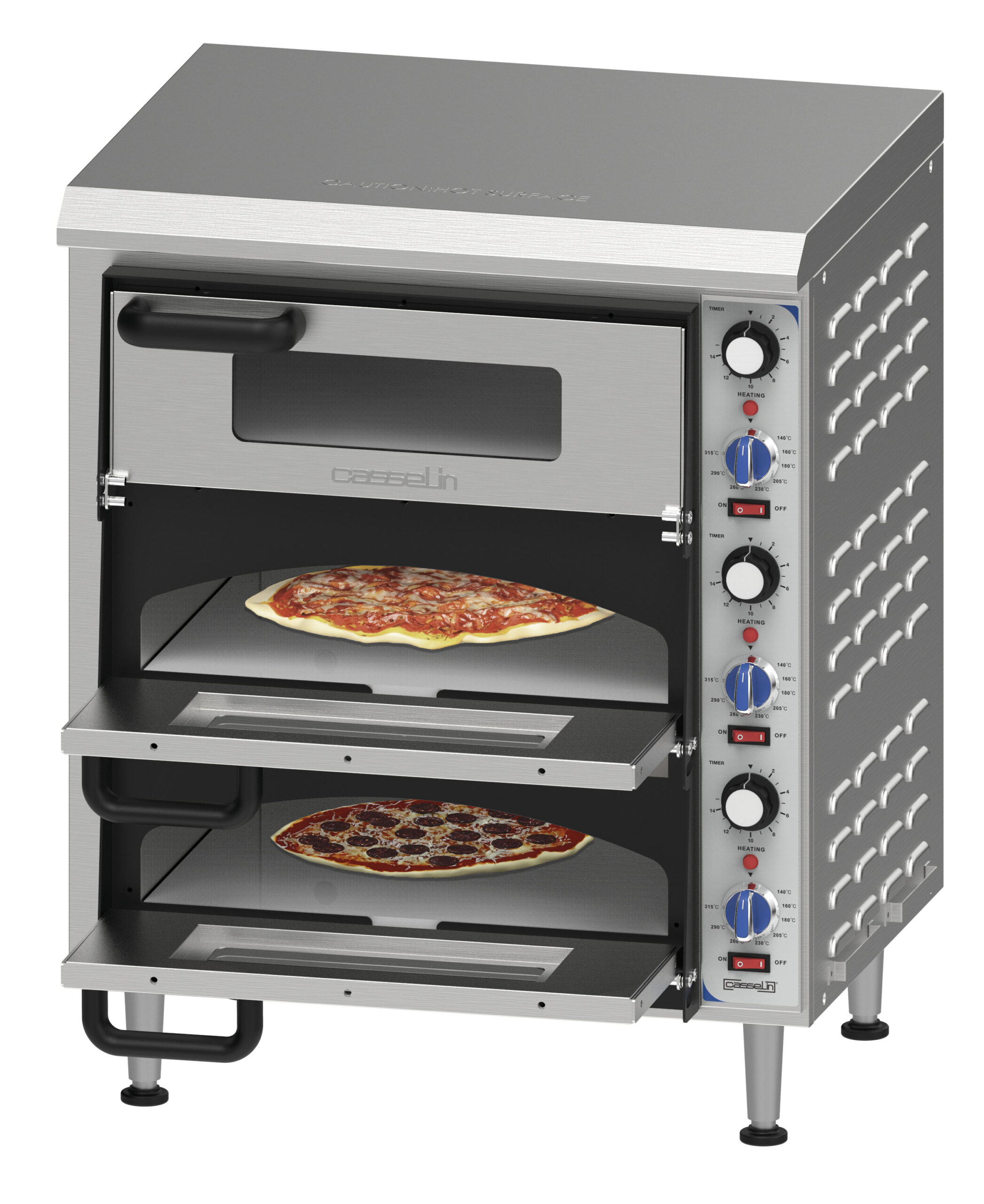 Forno de Pizza Elétrico 3 Câmaras 35 cm