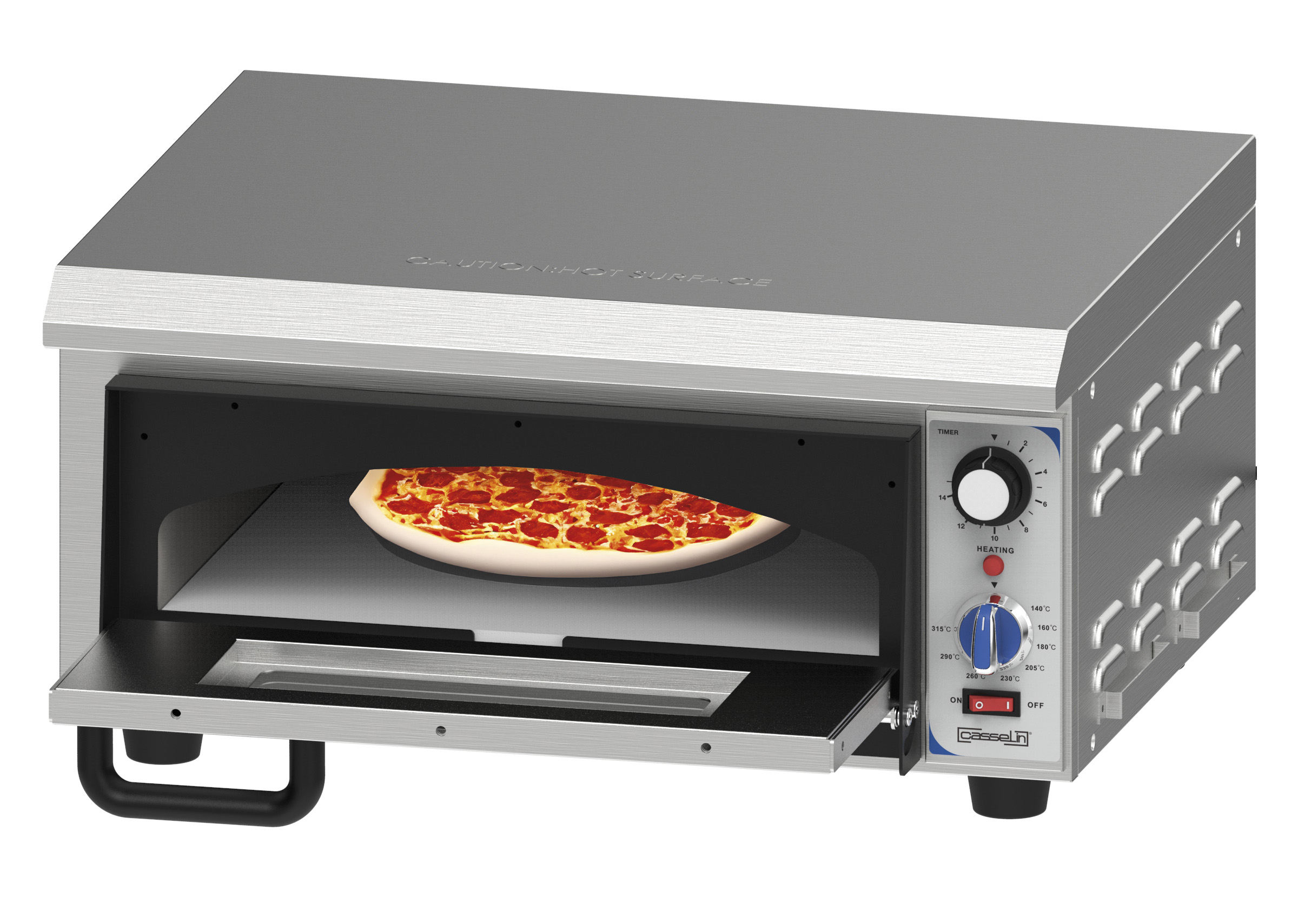 Forno de Pizza Elétrico Profissional 1 Câmara Ø 35 cm