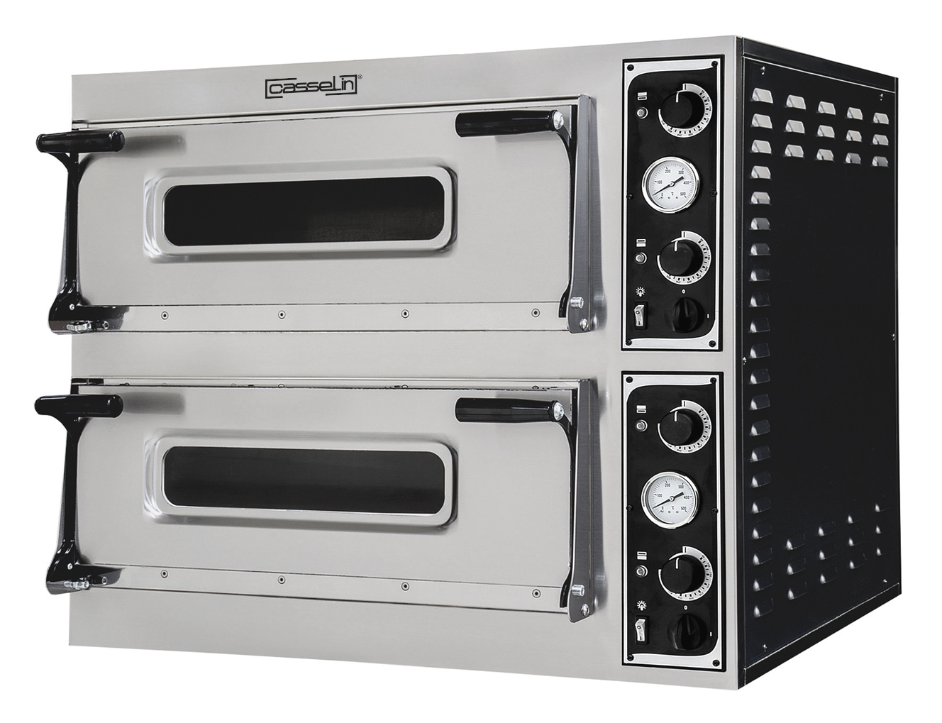 Forno de Pizza Elétrico Profissional 2 Câmaras para 8 Pizzas 40 cm