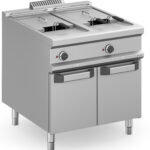 Fritadeira Industrial Elétrica Dupla 18+18L 32kW Linha 900