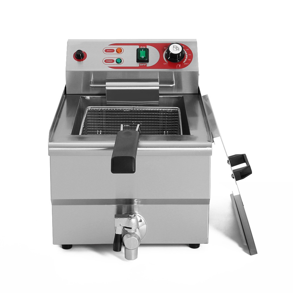 Fritadeira Elétrica Industrial 8L Cuba Simples 3kW