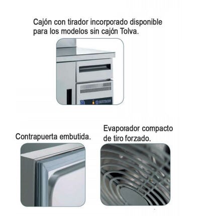 Balcão Refrigerado Inox 2 Portas 335L