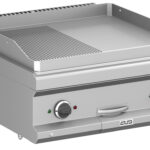 Fry-Top Elétrico Ranurado 8kW 70cm Sobremesa Linha 700