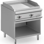 Fry-top Elétrico 80 cm Placa Lisa Cromada com Armário Linha 900