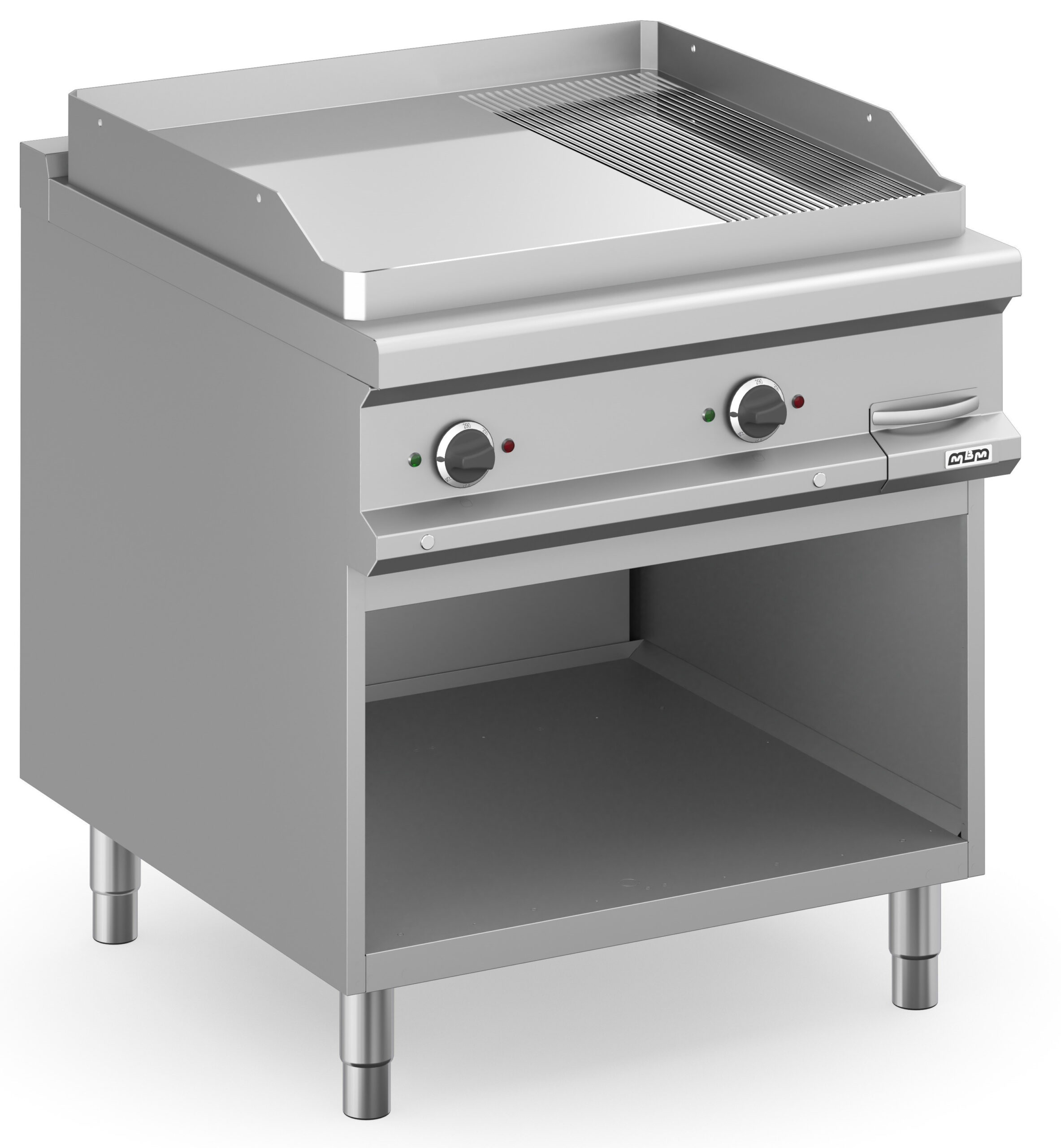 Fry-top Elétrico 80 cm Placa Lisa Cromada com Armário Linha 900