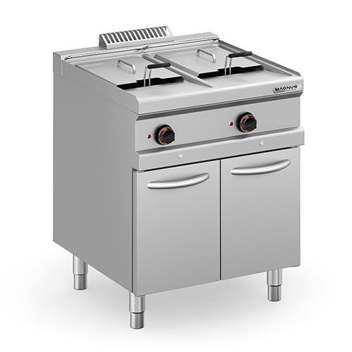 Fritadeira Elétrica Dupla 2x13L Móvel, Linha 900