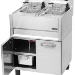 Fritadeira Elétrica Industrial 2x8L com Base