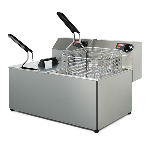 Fritadeira Elétrica Bancada Dupla 5+5L