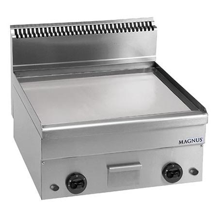 Fry-top a Gás Duplo Cromoduro 600x600mm Bancada