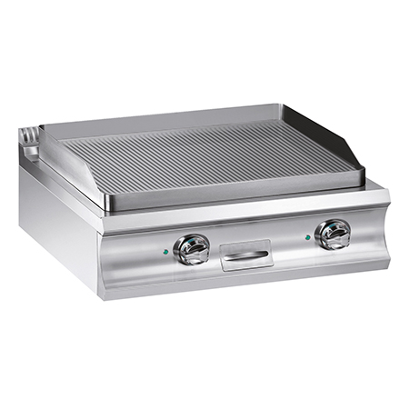 Fry-top Elétrico Canelado, 780x720 mm, Linha 900