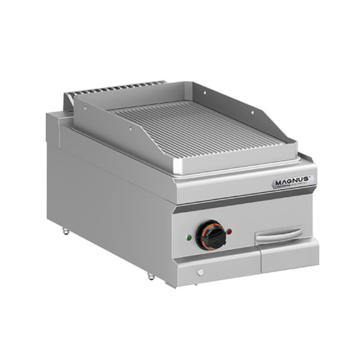 Fry-top Elétrico com Placa Canelada 350x570 mm
