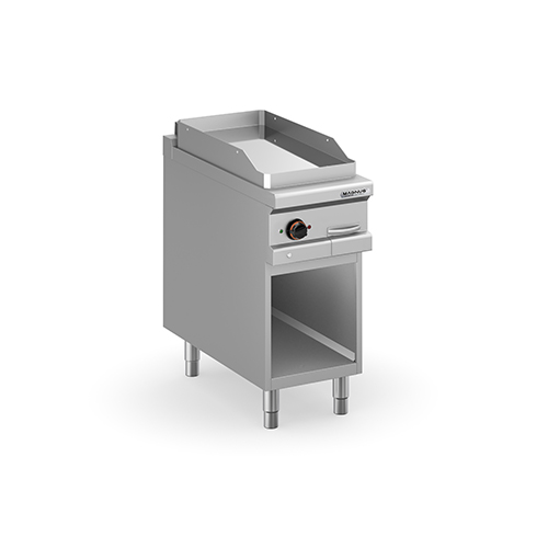 Fry-top Elétrico de Cromoduro, Placa Lisa 380x720 mm, Móvel
