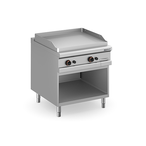 Fry-Top a Gás com Placa Lisa 780x720 mm