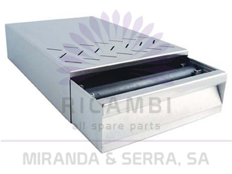 Gaveta de Resíduos Inox com Barra de Impacto