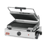 Grelhador de Contacto Canelado Inox