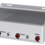 Grelhador Elétrico de Placa Estriada e Lisa 970x480 mm